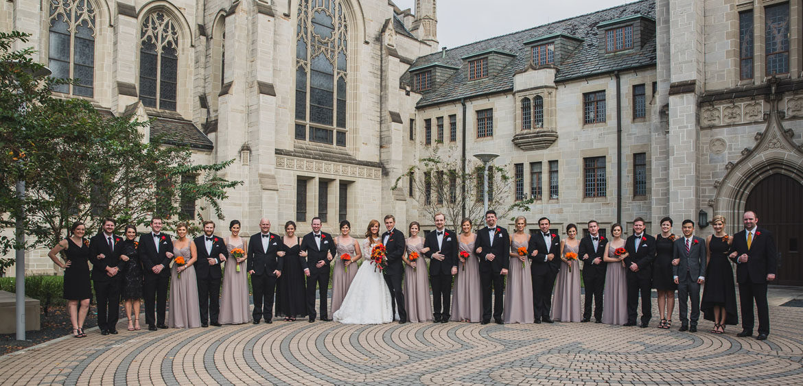 APPLING Houston Wedding at St. Paul's United Methodist wedding party by Steve Lee Photography